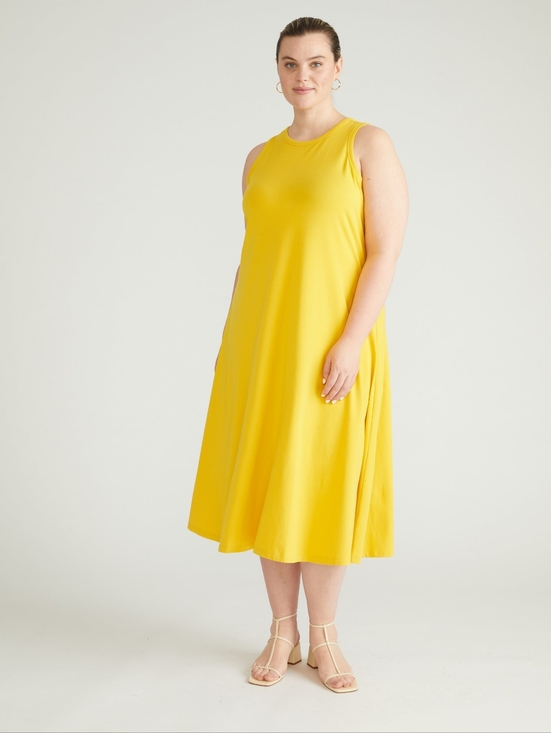 Universal Standard Dresses & Skirts - Universal Standard Sardinia Yellow Tank Dress Size 4XL - Review Size Chart